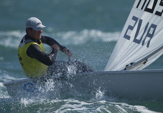 Tom Slingsby (AUS 195532) Laser - Skandia Sail for Gold Regatta 2012 &copy; onEdition http://www.onEdition.com